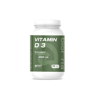 Bioleria® - Vitamin D3 Wochendepot, 18 Monate Vorrat - 90 Stück