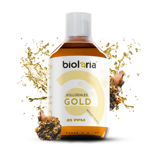 Kolloidales Gold Flasche Bioleria