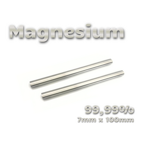 Magnesium XXL-Elektroden 99,99% Ø 7 mm x 100 mm (1 Paar)