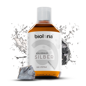 Bioleria® - Kolloidales Silber 50 PPM - 99,99% Reinheit - 500ml