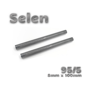 Selen Elektroden Ø8mm*100mm (1 Paar, 5% Zinn beschichtung)